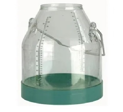 Ведро доильное прозрачное зеленое 30 л (пластик.) | ЧПУП «Метрасалес»